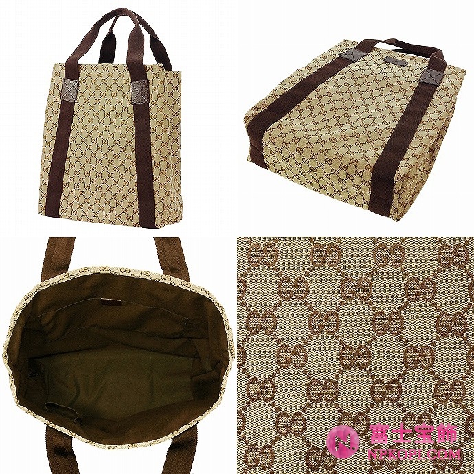 GUCCIグッチ バック バッグ トートバッグ GUCCI/グッチ 2012年春夏GUCCI ORIGINAL定番キャンバスGG柄スモールトートバッグ 189669 FTASR 8588 